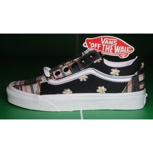 VANS UA Old Skool Floral Plaid Patchwork Vn0a5krsuuw1 - Size 5.5Y